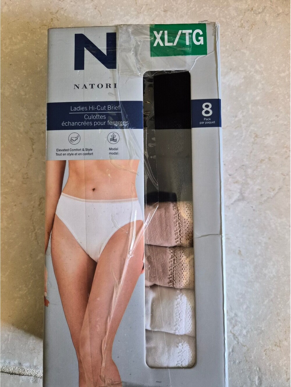 Natori Ladies Hi-Cut Brief 7-Pack XL Multi-Color 0114